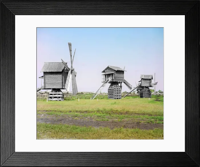 Framed Print : Mills (in Yalutorovsk district of Tobolsk Province), 1912. Creator: Sergey Mikhaylovich Prokudin-Gorsky Framed Print : Mills (in Yalutorovsk district of Tobolsk Province), 1912. Creator: Sergey Mikhaylovich Prokudin-Gorsky