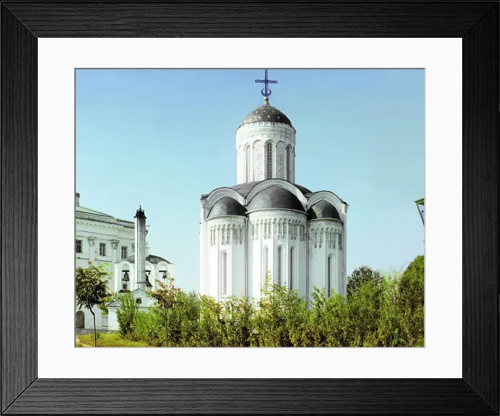 Framed Print : Altar side of the Cathedral of Saint Demetrius [Vladimir], 1911. Creator: Sergey Mikhaylovich Prokudin-Gorsky