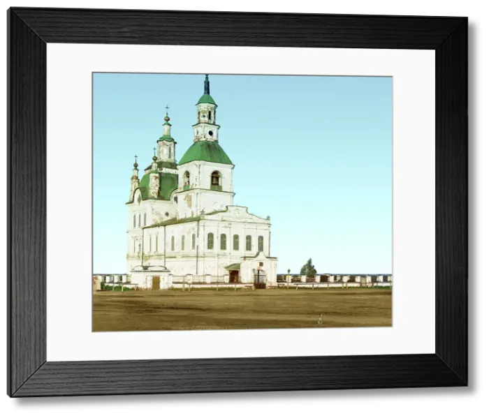 Framed Print : Trinity Cathedral in the city of Yalutorovsk, 1912. Creator: Sergey Mikhaylovich Prokudin-Gorsky Framed Print : Trinity Cathedral in the city of Yalutorovsk, 1912. Creator: Sergey Mikhaylovich Prokudin-Gorsky
