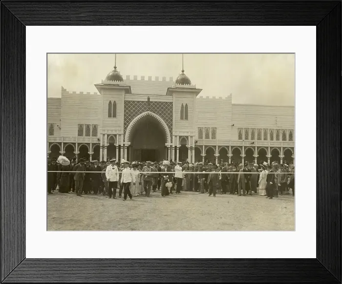 Framed Print : Opening of the exhibition, 1911. Creator: A. A. Antonov Framed Print : Opening of the exhibition, 1911. Creator: A. A. Antonov