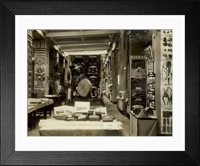 Framed Print : Tobolsk Museum: fragment of the ethnographic exhibition. 1911. Creator: A. A. Antonov Framed Print : Tobolsk Museum: fragment of the ethnographic exhibition. 1911. Creator: A. A. Antonov