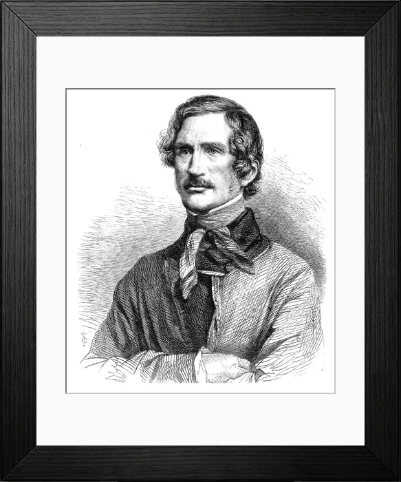 Framed Print : The Schleswig-Holstein Difficulty: General de Meza, Commander-In-Chief of the Danish Army... 1864. Creator: Unknown Framed Print : The Schleswig-Holstein Difficulty: General de Meza, Commander-In-Chief of the Danish Army... 1864. Creator: Unknown