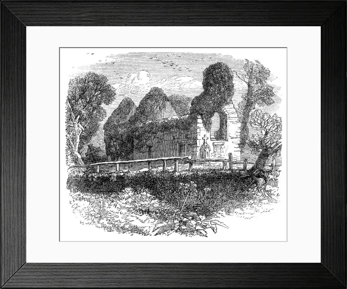 Framed Print : Palmerston Church, near Dublin, 1864. Creator: Unknown Framed Print : Palmerston Church, near Dublin, 1864. Creator: Unknown