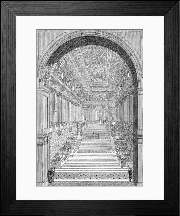 Framed Print : Royal Academy Prize Drawing: Staircase of a Royal Palace, by Mr. Richard Phene Spiers, 1864. Royal Academy Prize Drawing: Staircase of a Royal Palace, by Mr. Richard Phene Spiers, 1864 Framed Print : Royal Academy Prize Drawing: Staircase of a Royal Palace, by Mr. Richard Phene Spiers, 1864. Royal Academy Prize Drawing: Staircase of a Royal Palace, by Mr. Richard Phene Spiers, 1864