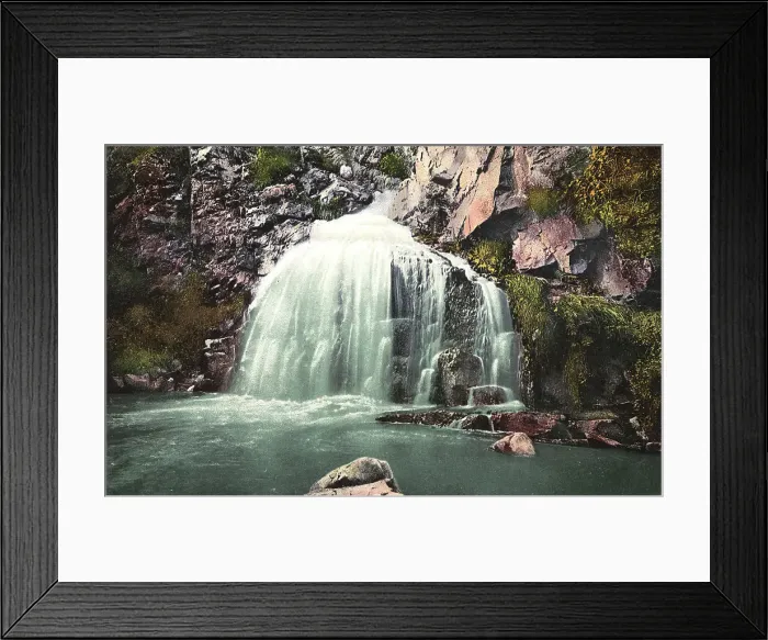 Framed Print : Kamyshlinsky Waterfall, located at the Confluence of the Kamyshla River.... 1911-1913. Creator: Sergei Ivanovich Borisov Framed Print : Kamyshlinsky Waterfall, located at the Confluence of the Kamyshla River.... 1911-1913. Creator: Sergei Ivanovich Borisov