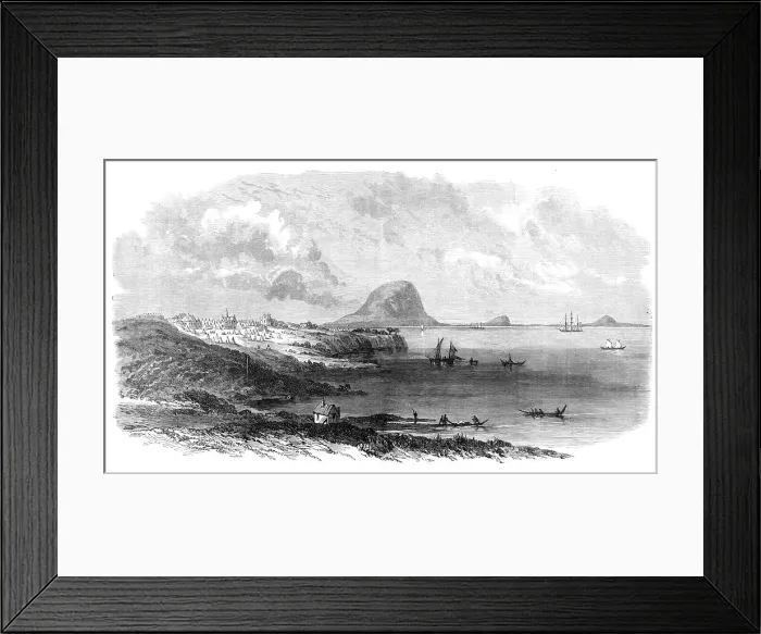 Framed Print : The War in New Zealand: Tauranga Harbour, with the camp of the head-quarters of the 68th... 1864. Creator: Unknown Framed Print : The War in New Zealand: Tauranga Harbour, with the camp of the head-quarters of the 68th... 1864. Creator: Unknown