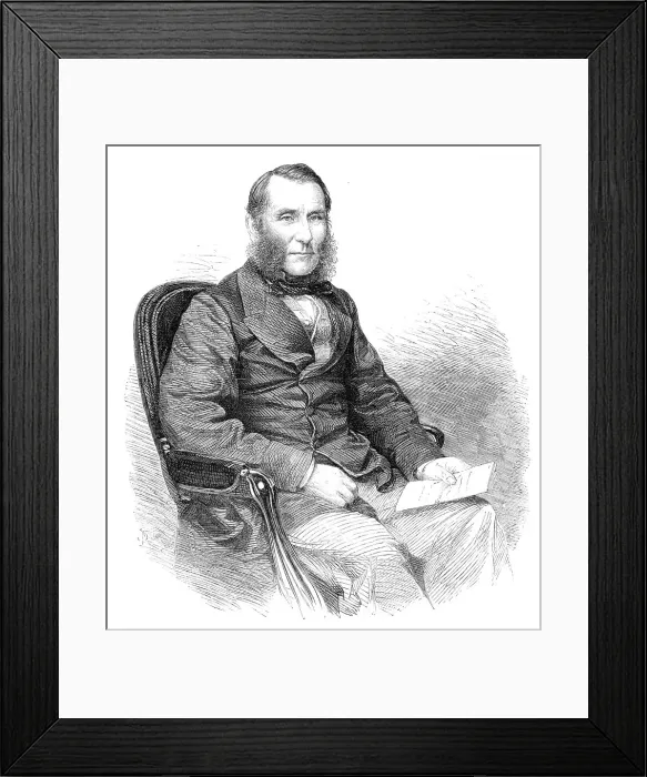 Framed Print : Edward William Watkin, Esq. M.P. For Stockport, 1864. Creator: Unknown Framed Print : Edward William Watkin, Esq. M.P. For Stockport, 1864. Creator: Unknown