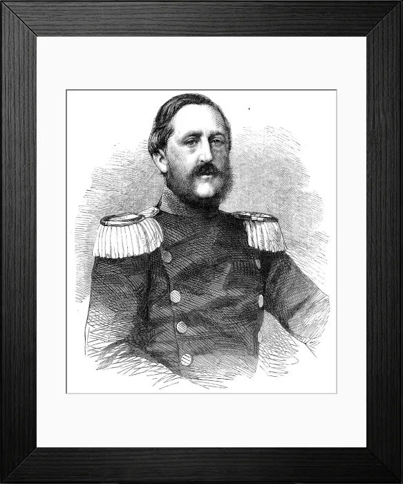 Framed Print : The Schleswig-Holstein Difficulty: Prince Frederick of Augustenburg, claimant to the Duchies, 1864. Creator: Unknown Framed Print : The Schleswig-Holstein Difficulty: Prince Frederick of Augustenburg, claimant to the Duchies, 1864. Creator: Unknown