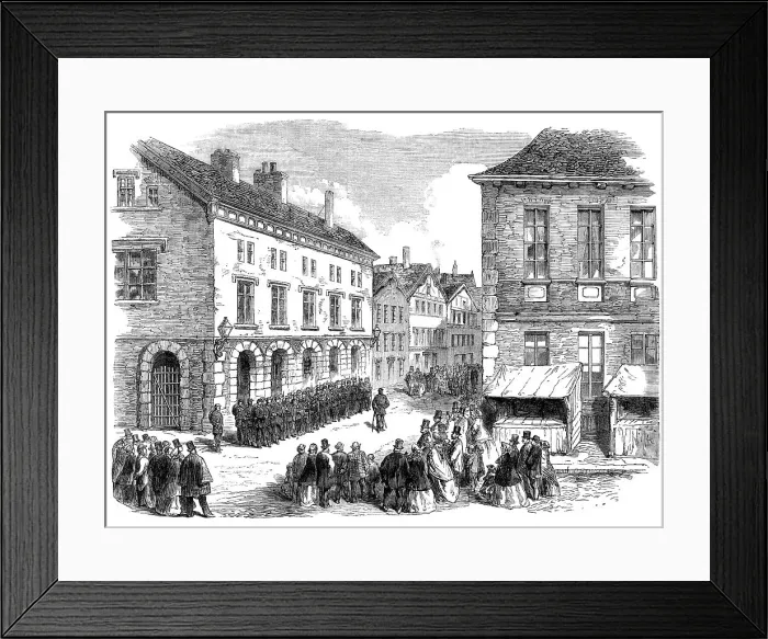 Framed Print : The Schleswig-Holstein Difficulty: the Danish Soldiers at Altona... 1864. Creator: Unknown Framed Print : The Schleswig-Holstein Difficulty: the Danish Soldiers at Altona... 1864. Creator: Unknown