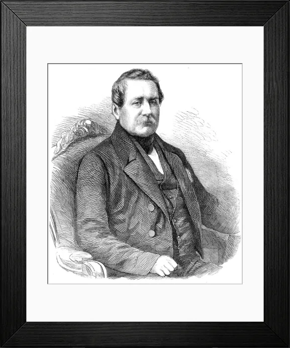 Framed Print : The late King of Wirtemberg, 1864. Creator: Unknown Framed Print : The late King of Wirtemberg, 1864. Creator: Unknown