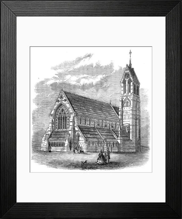 Framed Print : The Church of St. Jude, Gray's-Inn-Road, 1864. Creator: Unknown Framed Print : The Church of St. Jude, Gray's-Inn-Road, 1864. Creator: Unknown
