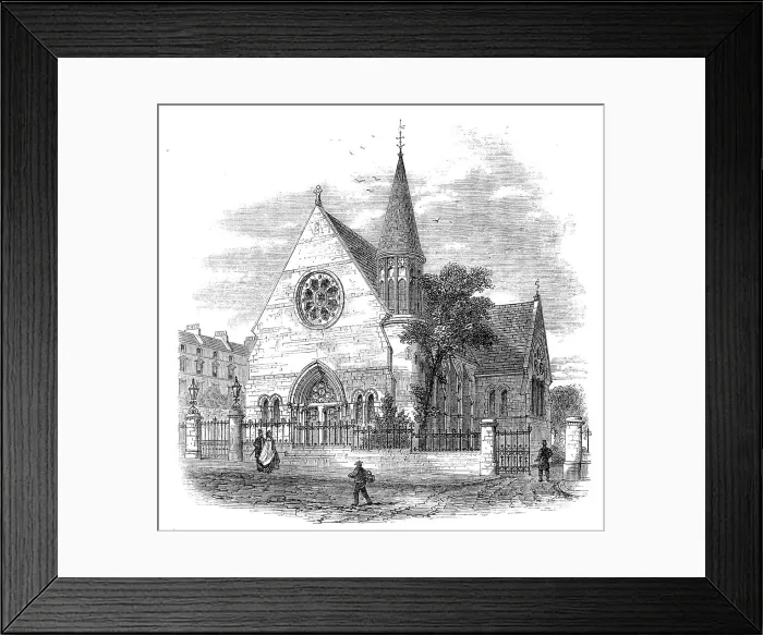 Framed Print : The Church of the Holy Trinity, Lee, Kent, 1864 Framed Print : The Church of the Holy Trinity, Lee, Kent, 1864