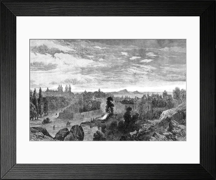 Framed Print : View of Lima, the capital of Peru, 1864. Creator: Unknown Framed Print : View of Lima, the capital of Peru, 1864. Creator: Unknown