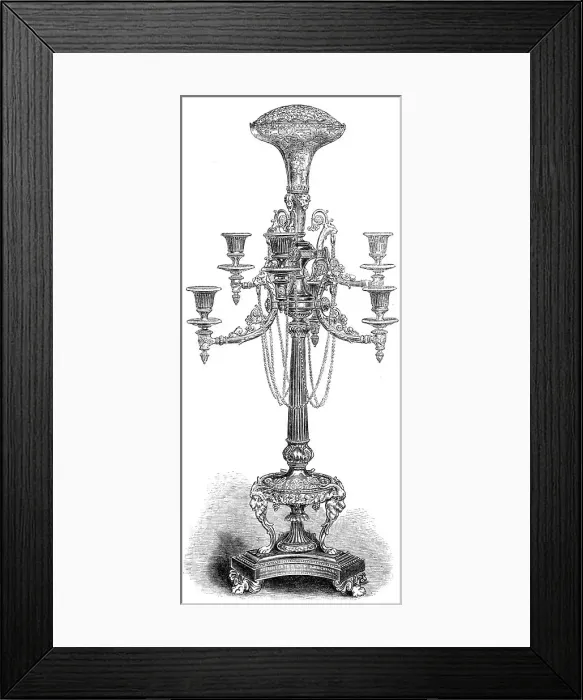 Framed Print : Testimonial to Viscount Lifford from the county of Donegal, 1864. Creator: Unknown Framed Print : Testimonial to Viscount Lifford from the county of Donegal, 1864. Creator: Unknown