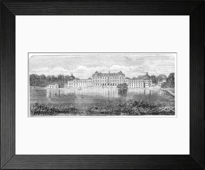Framed Print : Visit of the Prince and Princess of Wales to Sweden: Ulricksdal, residence of the King…, 1864. Creator: Unknown Framed Print : Visit of the Prince and Princess of Wales to Sweden: Ulricksdal, residence of the King…, 1864. Creator: Unknown