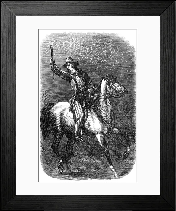 Framed Print : Presidential electioneering in New York - a street scene, 1864. Creator: Unknown Framed Print : Presidential electioneering in New York - a street scene, 1864. Creator: Unknown