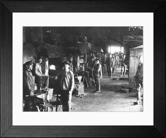 Framed Print : Forge, 1911. Creator: Kozlov Framed Print : Forge, 1911. Creator: Kozlov