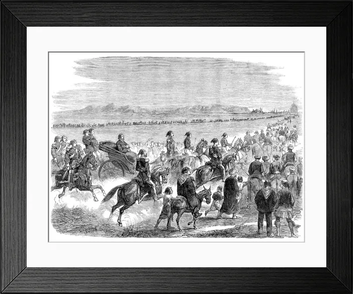 Framed Print : Returning from the races at Cairo, 1864. Creator: Unknown Framed Print : Returning from the races at Cairo, 1864. Creator: Unknown