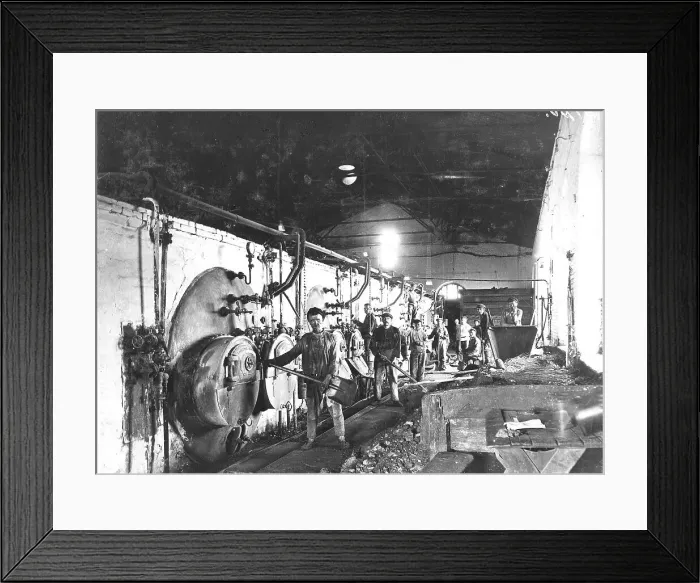 Framed Print : Electric station boilers, 1911. Creator: Kozlov Framed Print : Electric station boilers, 1911. Creator: Kozlov