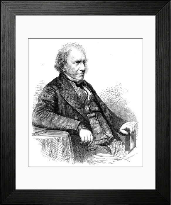 Framed Print : The late Mr. J. E. M'Culloch, 1864. Creator: Unknown Framed Print : The late Mr. J. E. M'Culloch, 1864. Creator: Unknown