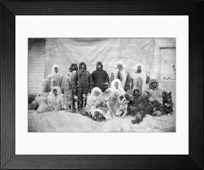 Framed Print : Members of the Expedition During the First Wintering, 1912. Creator: Nikolay Vasilyevich Pinegin Framed Print : Members of the Expedition During the First Wintering, 1912. Creator: Nikolay Vasilyevich Pinegin