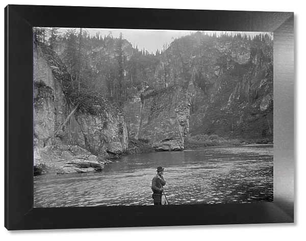 The Mrassu River Near a Rapid, Near the Chileiskie Rocks, Between Srednii Chilei... 1913. Creator: GI Ivanov