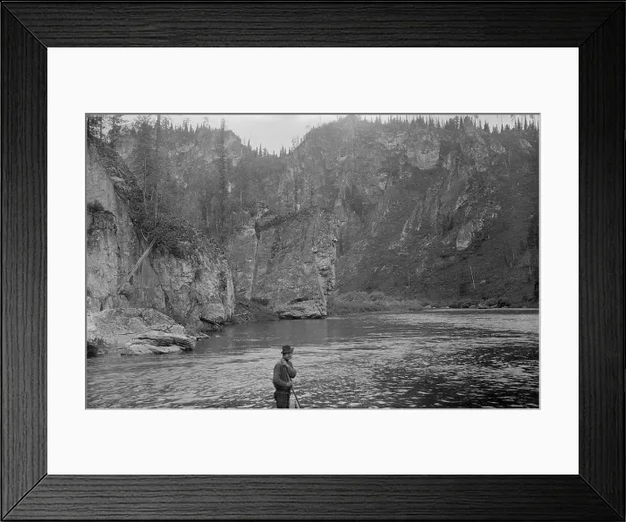 Framed Print : The Mrassu River Near a Rapid, Near the Chileiskie Rocks, Between Srednii Chilei... 1913. Creator: GI Ivanov Framed Print : The Mrassu River Near a Rapid, Near the Chileiskie Rocks, Between Srednii Chilei... 1913. Creator: GI Ivanov