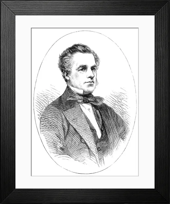 Framed Print : Proposed union of the British North-American Provinces: Hon. J. E. Cartier, Attorney-General, 1864. Creator: Unknown Framed Print : Proposed union of the British North-American Provinces: Hon. J. E. Cartier, Attorney-General, 1864. Creator: Unknown