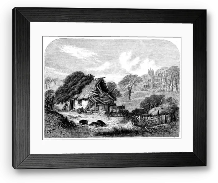 Framed Print : Squire Mayduke's Daughter': Will Teague's House - drawn by Samuel Read, 1862. Creator: Mason Jackson. Squire Mayduke's Daughter': Will Teague's House - drawn by Samuel Read, 1862. Creator: Mason Jackson Framed Print : Squire Mayduke's Daughter': Will Teague's House - drawn by Samuel Read, 1862. Creator: Mason Jackson. Squire Mayduke's Daughter': Will Teague's House - drawn by Samuel Read, 1862. Creator: Mason Jackson