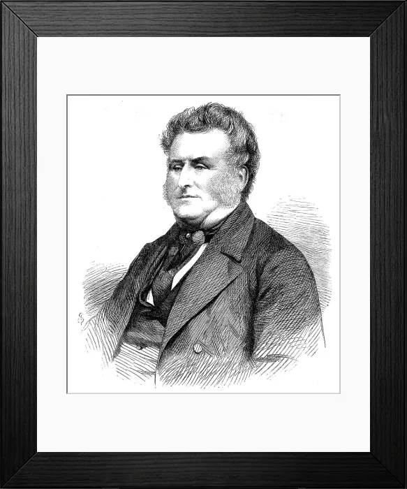 Framed Print : The late Mr. Jonas Webb, 1862. Creator: Unknown Framed Print : The late Mr. Jonas Webb, 1862. Creator: Unknown