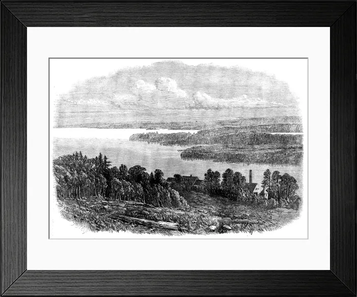 Framed Print : Nova Scotian Goldfields: Laidlaw's Farm, near Halifax, 1862. Creator: Smyth Framed Print : Nova Scotian Goldfields: Laidlaw's Farm, near Halifax, 1862. Creator: Smyth