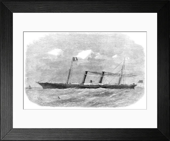 Framed Print : The London, Chatham, and Dover Railway Company's new steam-boat The Prince Imperial, 1864. Creators: Edwin Weedon, Unknown Framed Print : The London, Chatham, and Dover Railway Company's new steam-boat The Prince Imperial, 1864. Creators: Edwin Weedon, Unknown