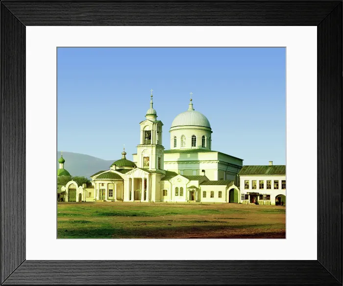 Framed Print : City of Rzhev - Nativity of Christ Cathedral, 1910. Creator: Sergey Mikhaylovich Prokudin-Gorsky Framed Print : City of Rzhev - Nativity of Christ Cathedral, 1910. Creator: Sergey Mikhaylovich Prokudin-Gorsky