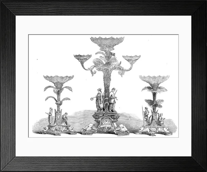 Framed Print : Testimonial to Major-General Sir Andrew Scott Waugh, late Surveyor-General of India, 1862. Creator: Unknown Framed Print : Testimonial to Major-General Sir Andrew Scott Waugh, late Surveyor-General of India, 1862. Creator: Unknown