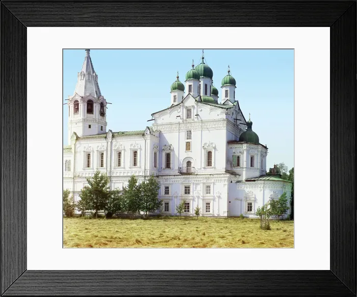 Framed Print : Assumption Cathedral in the Dalmatov Monastery, 1912. Creator: Sergey Mikhaylovich Prokudin-Gorsky Framed Print : Assumption Cathedral in the Dalmatov Monastery, 1912. Creator: Sergey Mikhaylovich Prokudin-Gorsky