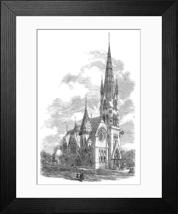 Framed Print : Miss Barclay's Free Church, Edinburgh, 1864. Creator: Unknown Framed Print : Miss Barclay's Free Church, Edinburgh, 1864. Creator: Unknown