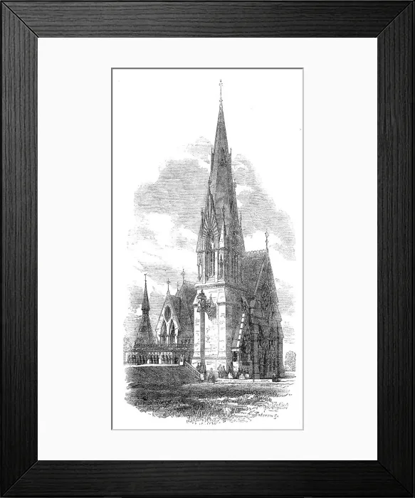 Framed Print : Irvine (United Presbyterian) Church, Ayrshire, 1864. Creator: Unknown Framed Print : Irvine (United Presbyterian) Church, Ayrshire, 1864. Creator: Unknown