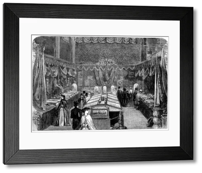 Framed Print : The International Exhibition: the Brazilian Court... 1862. Creator: Unknown Framed Print : The International Exhibition: the Brazilian Court... 1862. Creator: Unknown