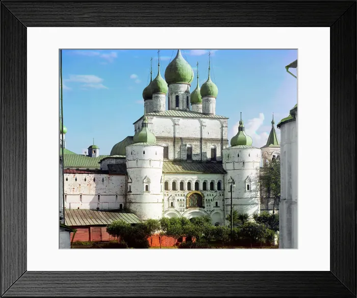 Framed Print : Church of the Resurrection of Christ, in the Kremlin, Rostov Velikii, 1911. Creator: Sergey Mikhaylovich Prokudin-Gorsky Framed Print : Church of the Resurrection of Christ, in the Kremlin, Rostov Velikii, 1911. Creator: Sergey Mikhaylovich Prokudin-Gorsky