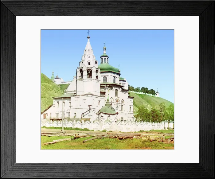 Framed Print : Church of the Holy Mother of God (from other side), Tobolsk, 1912. Creator: Sergey Mikhaylovich Prokudin-Gorsky Framed Print : Church of the Holy Mother of God (from other side), Tobolsk, 1912. Creator: Sergey Mikhaylovich Prokudin-Gorsky