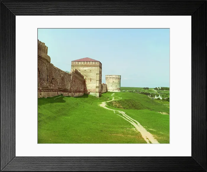 Framed Print : Smolensk: Fortress wall, 1912. Creator: Sergey Mikhaylovich Prokudin-Gorsky Framed Print : Smolensk: Fortress wall, 1912. Creator: Sergey Mikhaylovich Prokudin-Gorsky