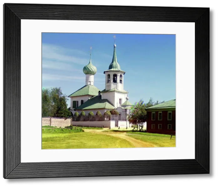 Framed Print : Church of Saint Nicholas the Wonder Worker, on Podozere, Rostov Velikii, 1911. Creator: Sergey Mikhaylovich Prokudin-Gorsky Framed Print : Church of Saint Nicholas the Wonder Worker, on Podozere, Rostov Velikii, 1911. Creator: Sergey Mikhaylovich Prokudin-Gorsky