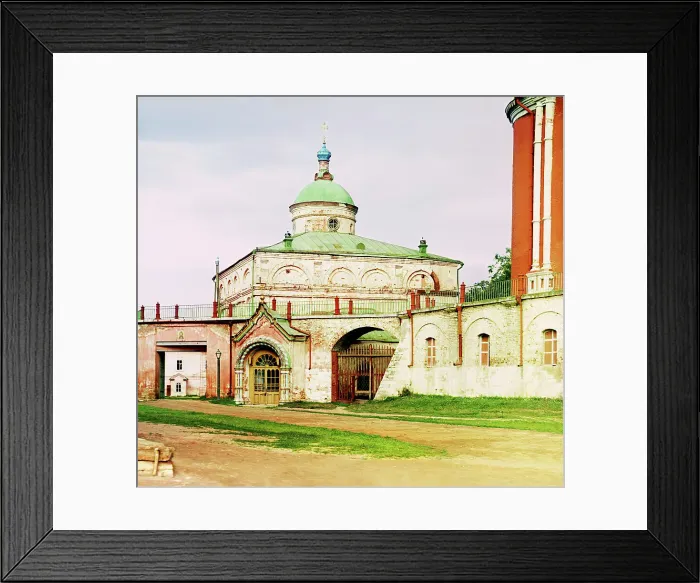 Framed Print : Ryazan: The Church of Archangel Michael, formerly belonging to the Grand Duke, next to... 1912. Creator: Sergey Mikhaylovich Prokudin-Gorsky Framed Print : Ryazan: The Church of Archangel Michael, formerly belonging to the Grand Duke, next to... 1912. Creator: Sergey Mikhaylovich Prokudin-Gorsky