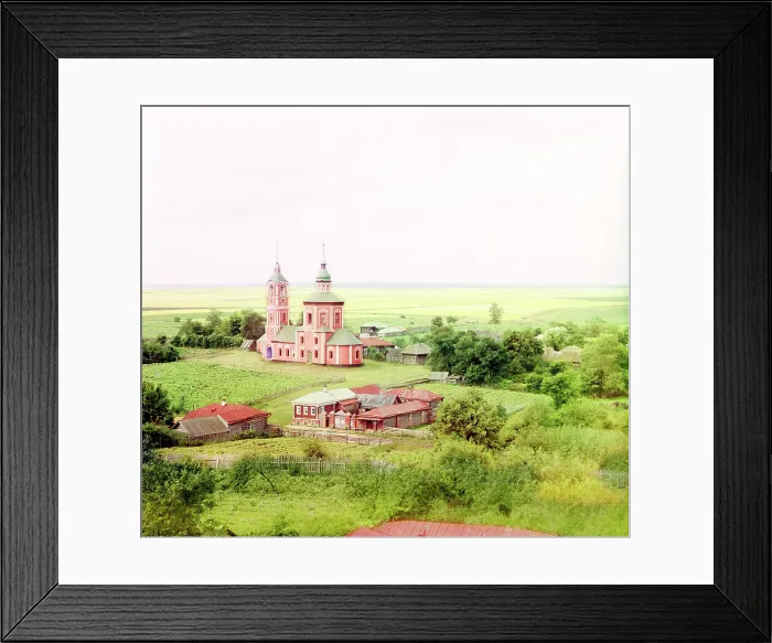 Framed Print : Church of Boris and Gleb, Suzdal, 1912. Creator: Sergey Mikhaylovich Prokudin-Gorsky Framed Print : Church of Boris and Gleb, Suzdal, 1912. Creator: Sergey Mikhaylovich Prokudin-Gorsky