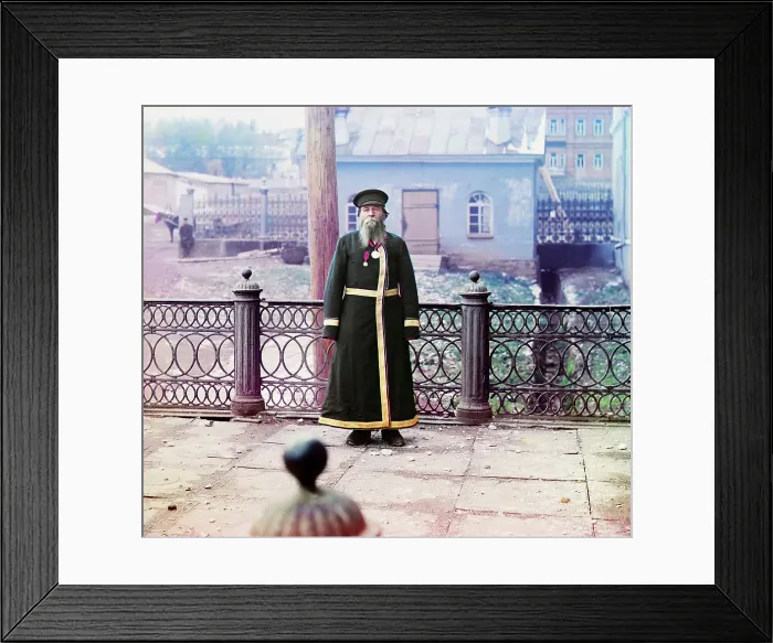 Framed Print : Andrei Petrov Kalganov. former master in the plant. Seventy-two years old, has worked at... 1910. Creator: Sergey Mikhaylovich Prokudin-Gorsky Framed Print : Andrei Petrov Kalganov. former master in the plant. Seventy-two years old, has worked at... 1910. Creator: Sergey Mikhaylovich Prokudin-Gorsky