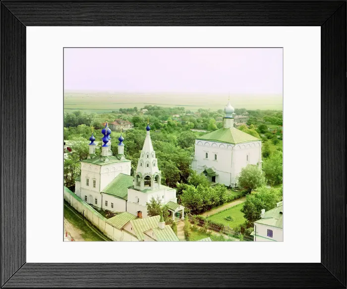 Framed Print : Ryazan: Monastery of Our Savior from the northwest, 1912. Creator: Sergey Mikhaylovich Prokudin-Gorsky Framed Print : Ryazan: Monastery of Our Savior from the northwest, 1912. Creator: Sergey Mikhaylovich Prokudin-Gorsky