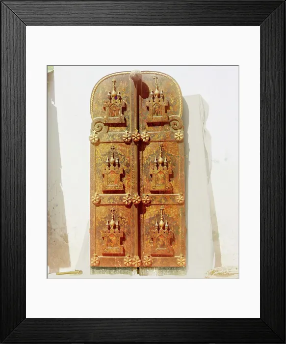 Framed Print : Holy Gates from 1652, Museum inventory number 1591, Rostov museum, Rostov Velikii, 1911. Creator: Sergey Mikhaylovich Prokudin-Gorsky Framed Print : Holy Gates from 1652, Museum inventory number 1591, Rostov museum, Rostov Velikii, 1911. Creator: Sergey Mikhaylovich Prokudin-Gorsky