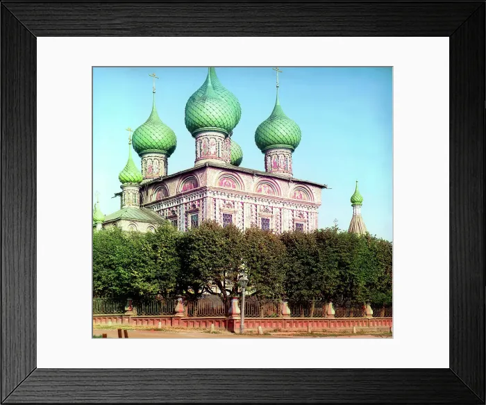 Framed Print : Church of the Resurrection in the Grove, Kostroma, 1910. Creator: Sergey Mikhaylovich Prokudin-Gorsky Framed Print : Church of the Resurrection in the Grove, Kostroma, 1910. Creator: Sergey Mikhaylovich Prokudin-Gorsky