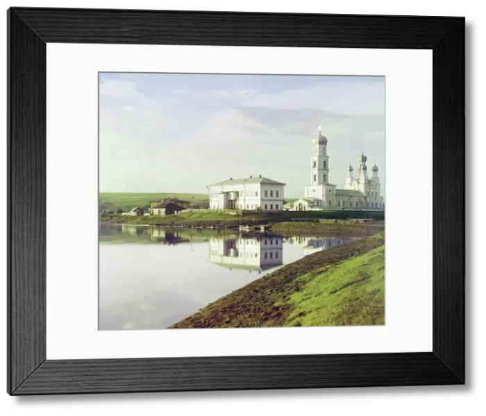 Framed Print : Church of the Nativity of Christ, in the village of Verkhnie Gorodki, 1912. Creator: Sergey Mikhaylovich Prokudin-Gorsky Framed Print : Church of the Nativity of Christ, in the village of Verkhnie Gorodki, 1912. Creator: Sergey Mikhaylovich Prokudin-Gorsky