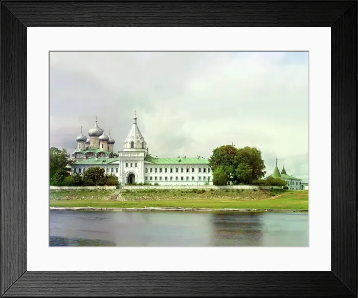 Framed Print : Vodianye Gates and archbishop's chambers, Ipatievsky Monastery, Kostroma, 1911. Creator: Sergey Mikhaylovich Prokudin-Gorsky Framed Print : Vodianye Gates and archbishop's chambers, Ipatievsky Monastery, Kostroma, 1911. Creator: Sergey Mikhaylovich Prokudin-Gorsky